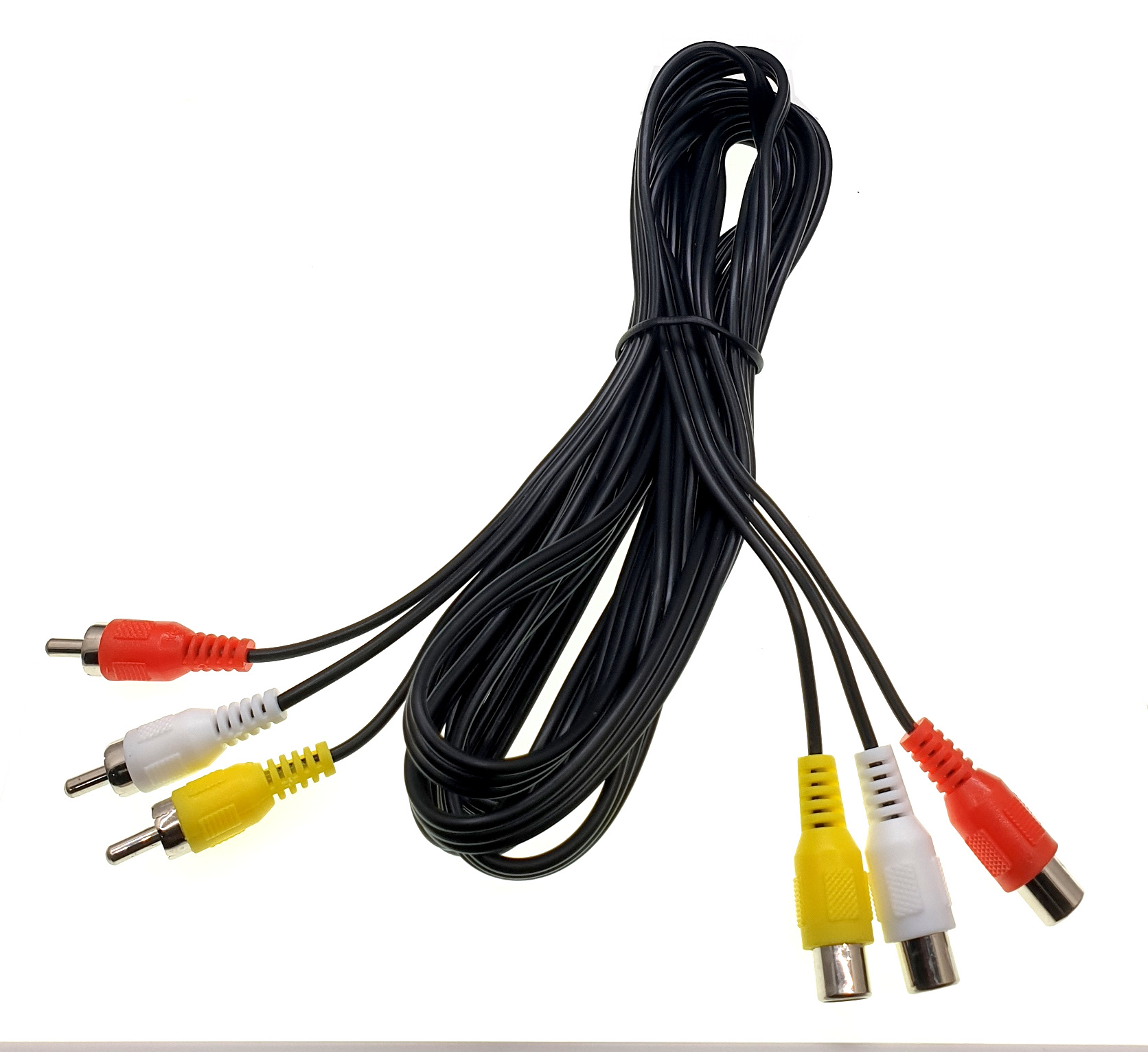 Cable de extensión compuesto AV de audio video premium 3RCA cable M/F macho a hembra... - Imagen 6 de 8
