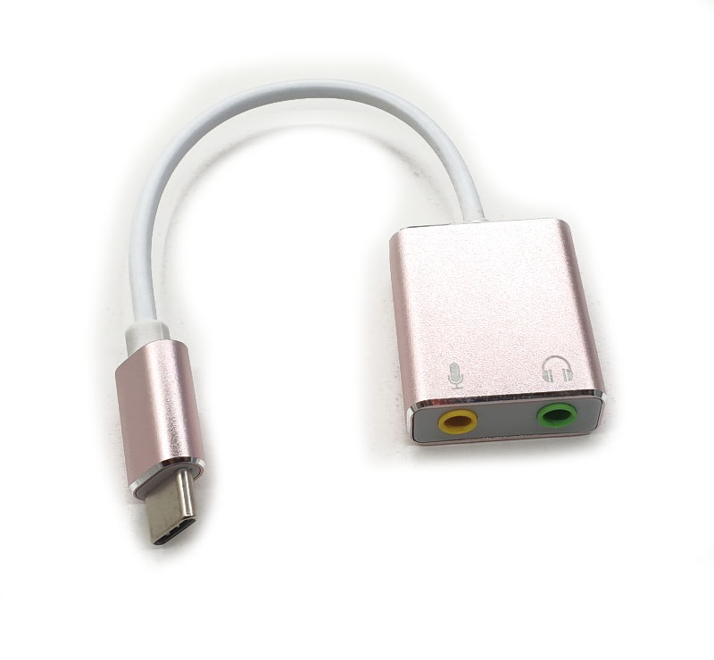 USB Type-C External Sound Card 7.1 Stereo Audio Mic Adapter for Apple iphone ... - Picture 12 of 12