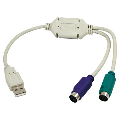 USB to Dual PS2 Adapter Cable