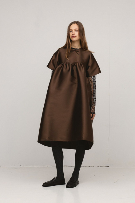 Brown Mido Dress