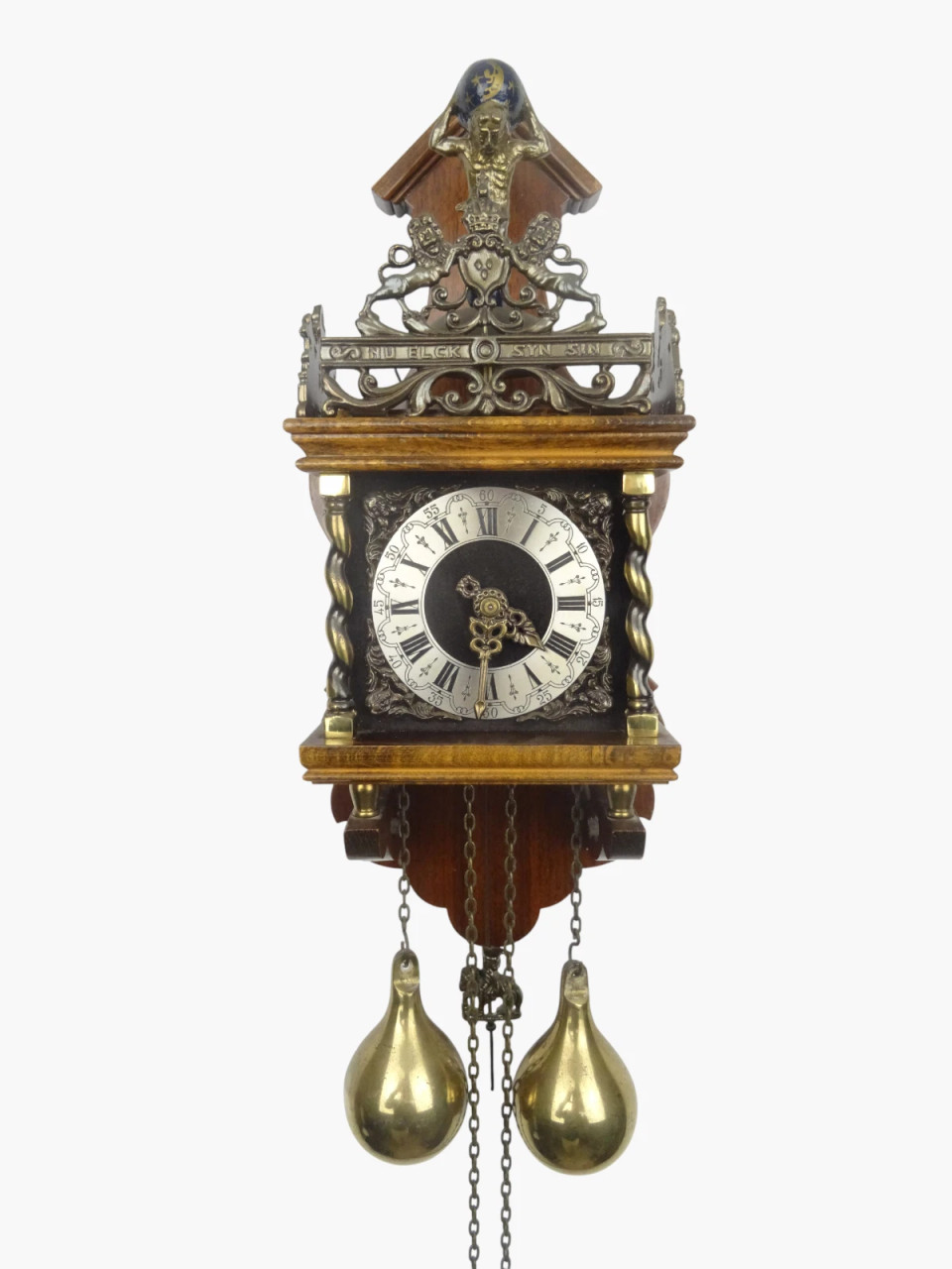 Dutch Warmink Vintage Antique Wuba Wall Clock