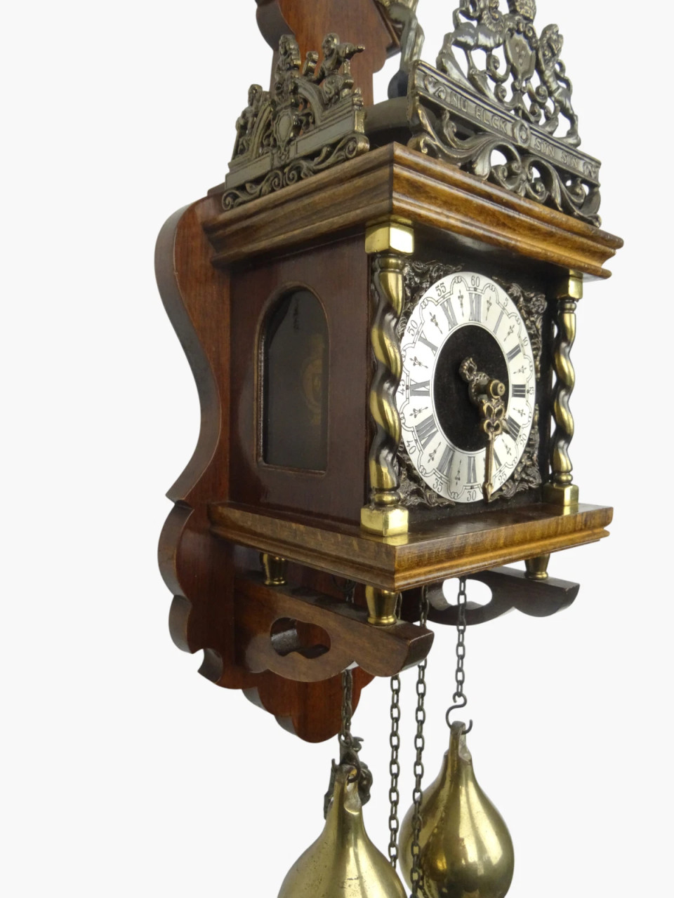 Dutch Warmink Vintage Antique Wuba Wall Clock