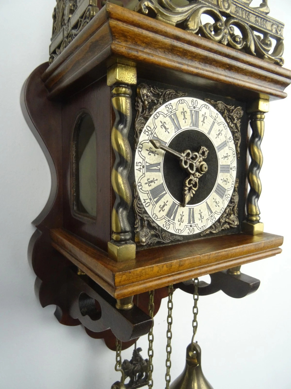 Dutch Warmink Vintage Antique Wuba Wall Clock