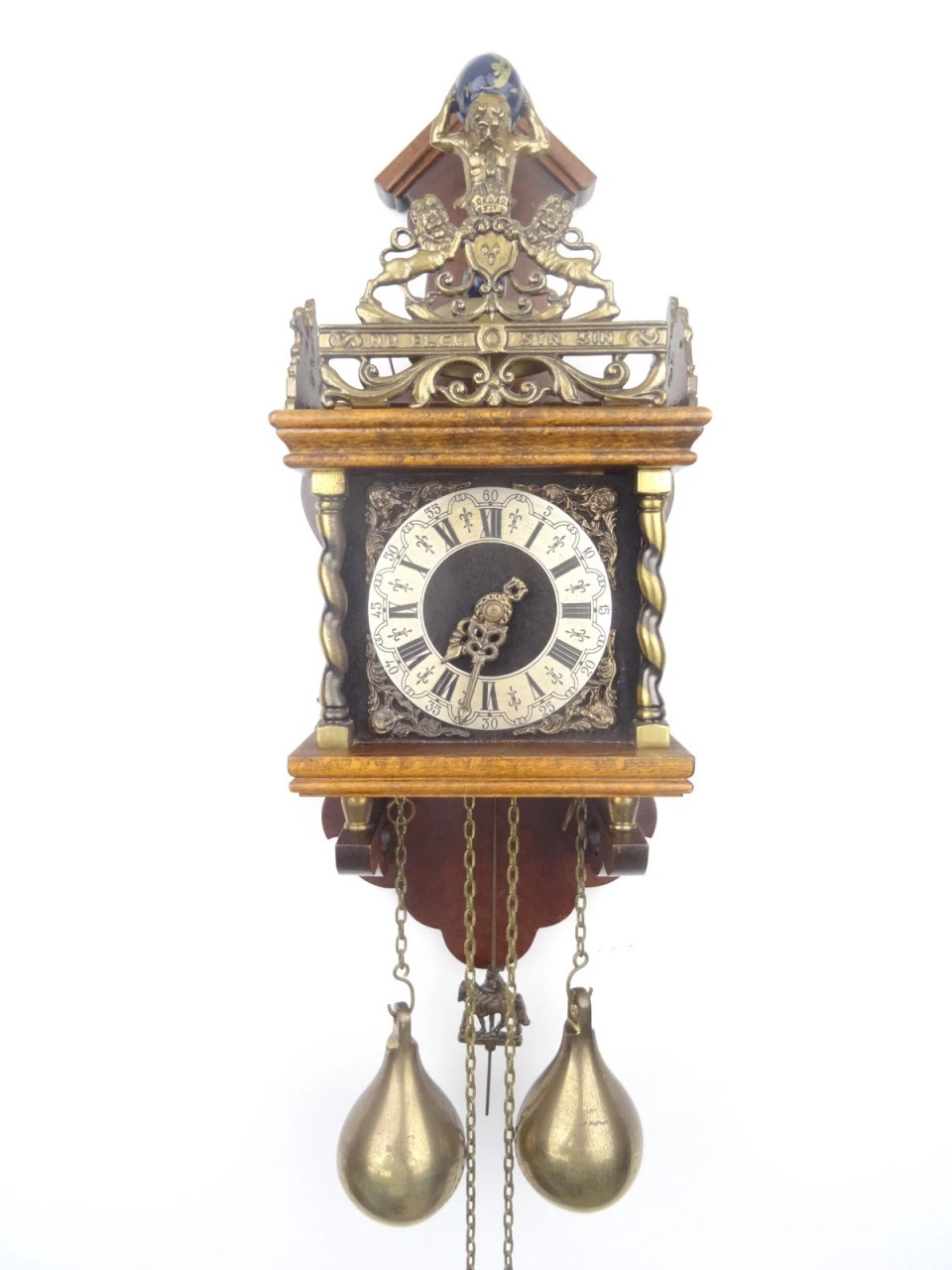 Dutch Warmink Vintage Antique Wuba Wall Clock