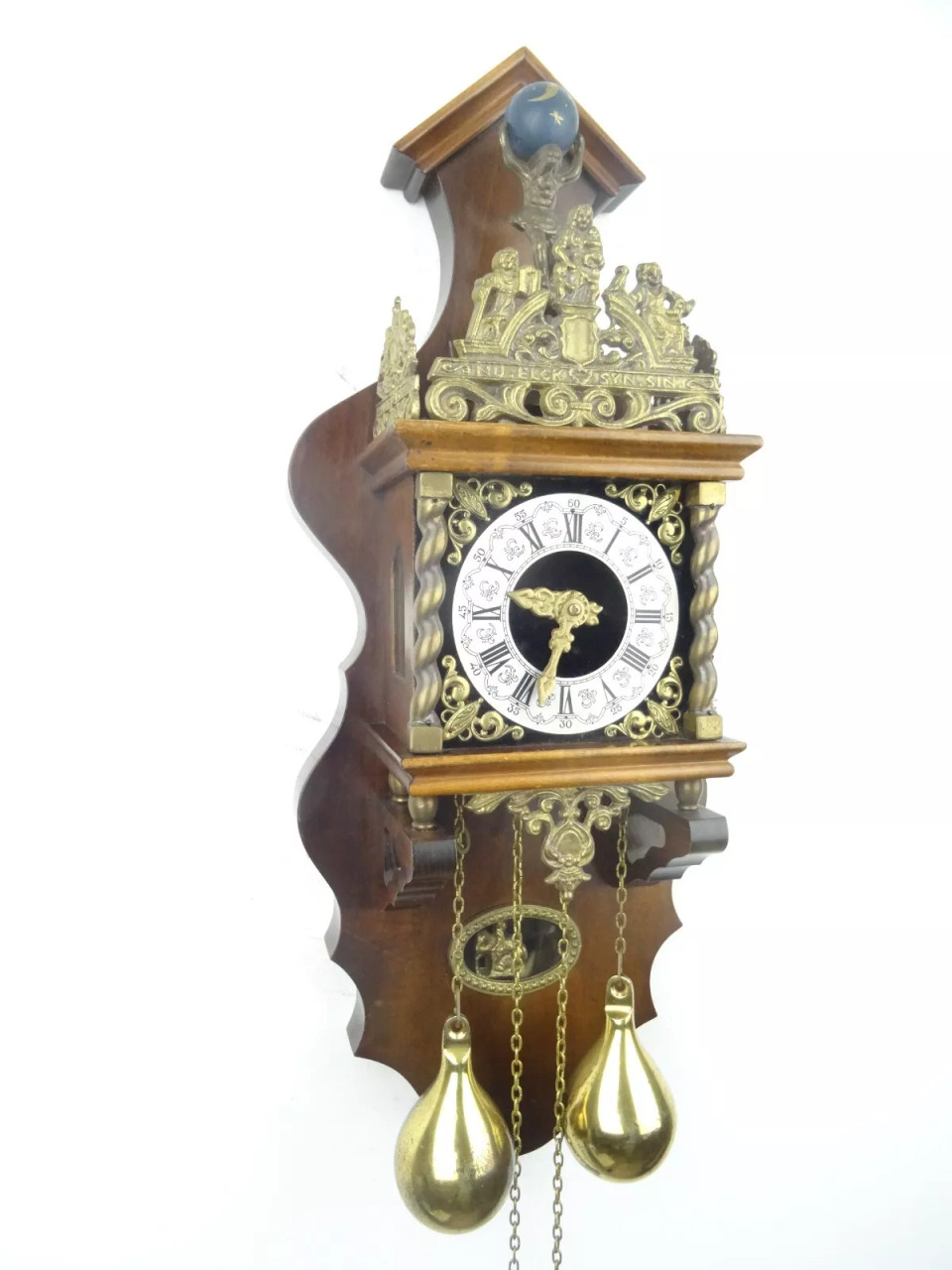 Dutch Warmink Vintage Antique Wuba Wall Clock