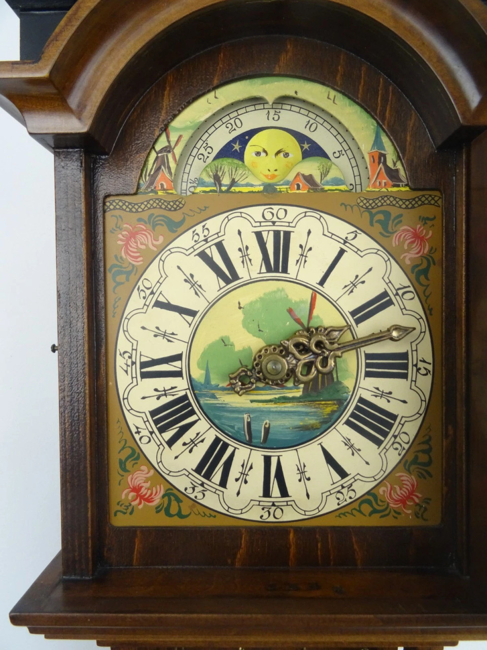 Friesian Frisian Dutch Wall Clock Antique Vintage