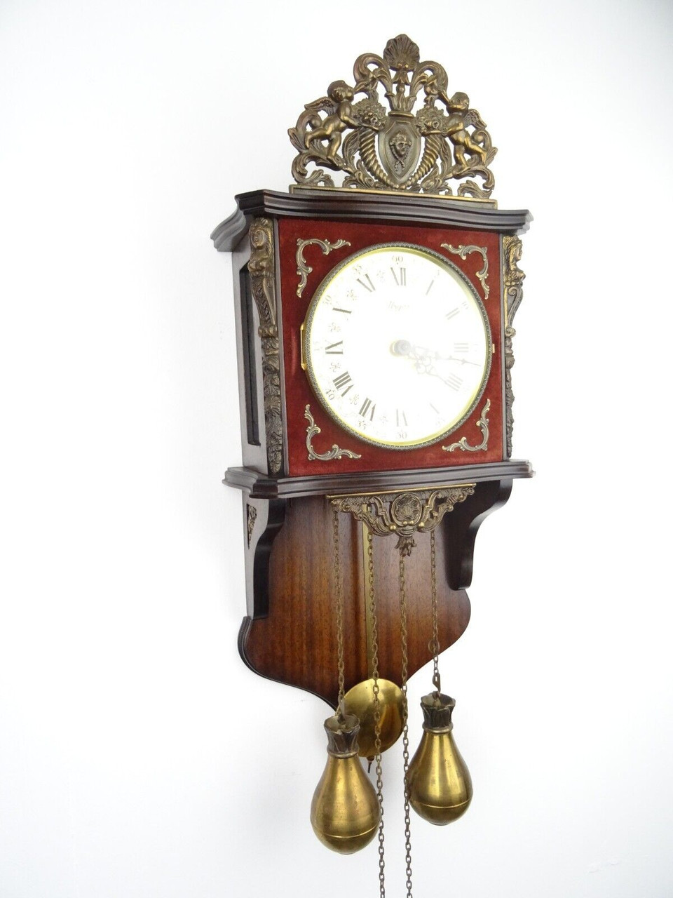 antique german wall clock