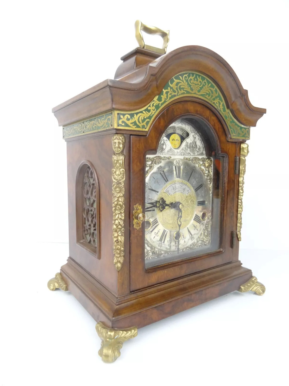 WUBA Warmink VINTAGE WESTMINSTER CHIME 8 day MANTEL DUTCH SHELF