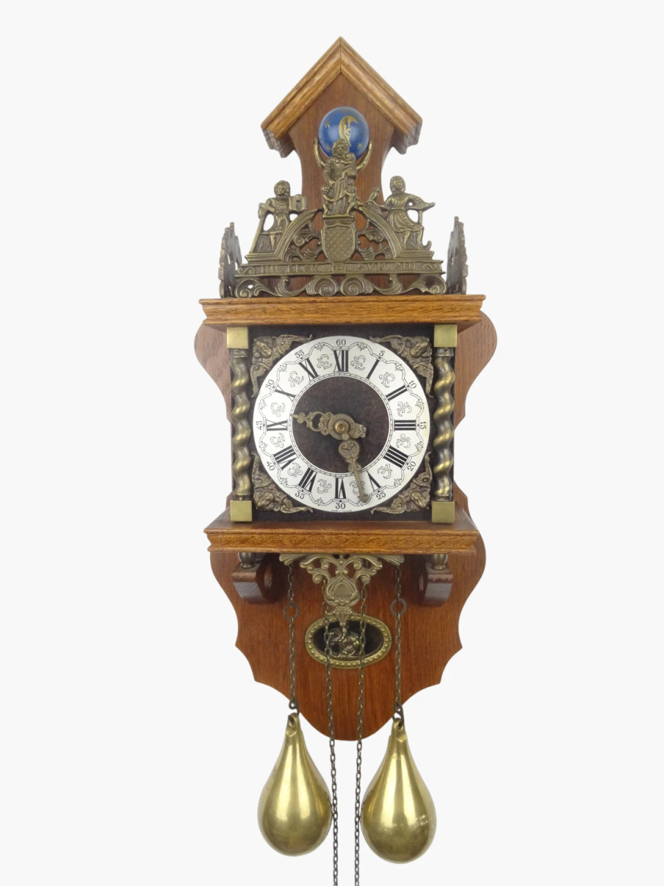 Dutch Warmink Vintage Antique Wuba Wall Clock