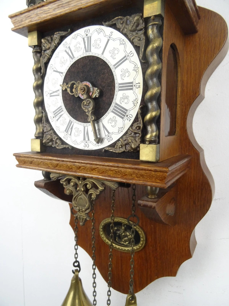 Dutch Warmink Vintage Antique Wuba Wall Clock