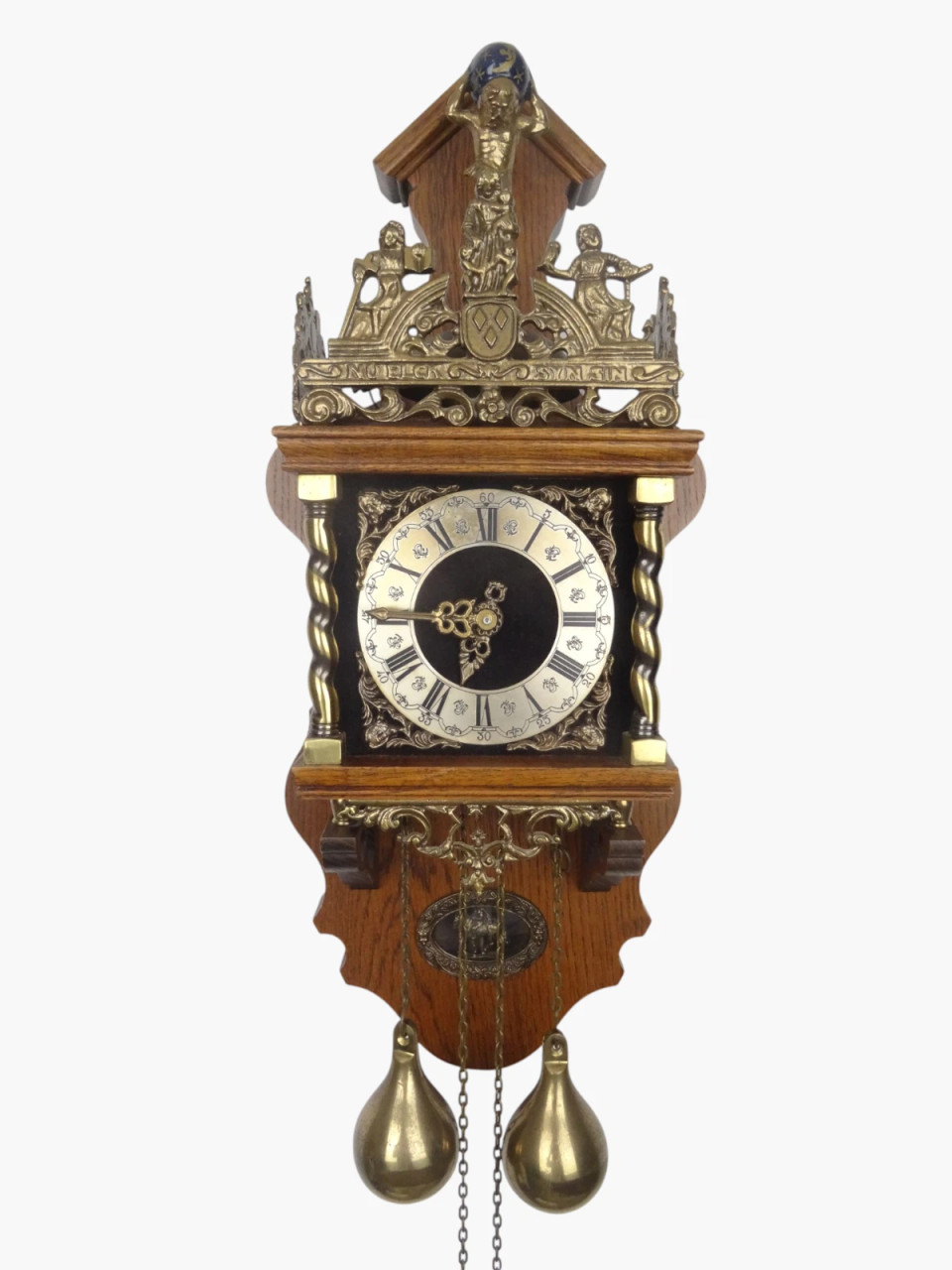 Dutch Warmink Vintage Antique Wuba Wall Clock