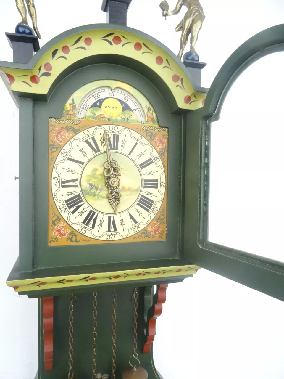 ANTIQUE VINTAGE ANTIQUE FRIESIAN WITH PENDULUM WALL CLOCK - Dutch ANTIQUE VINTAGE ANTIQUE FRIESIAN WITH PENDULUM WALL CLOCK - Dutch