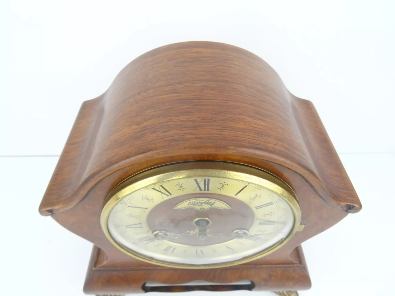 WUBA Warmink VINTAGE 8 day MANTEL DUTCH BEAUTIFUL SHELF CLOCK