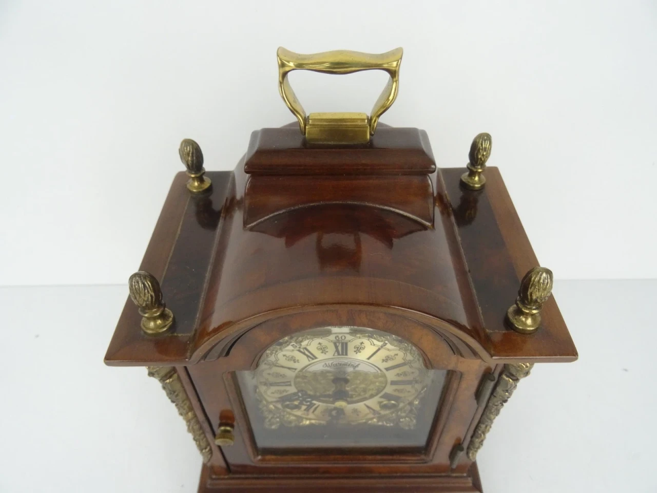 WUBA Warmink VINTAGE OAKWOOD 8 day MANTEL DUTCH BEAUTIFUL SHELF