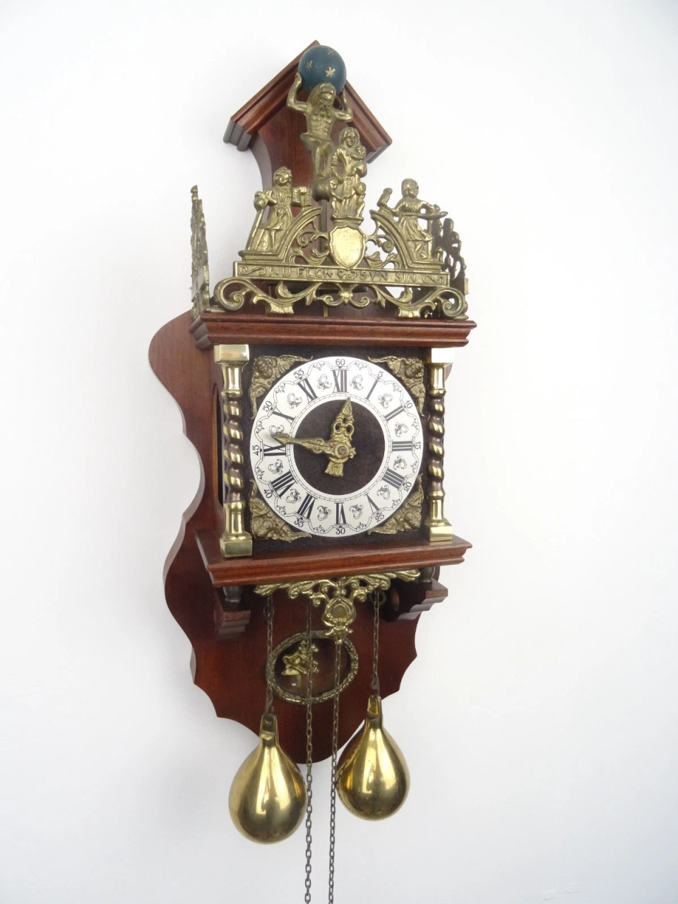 Dutch Antique Vintage Wall Clock (Warmink era)