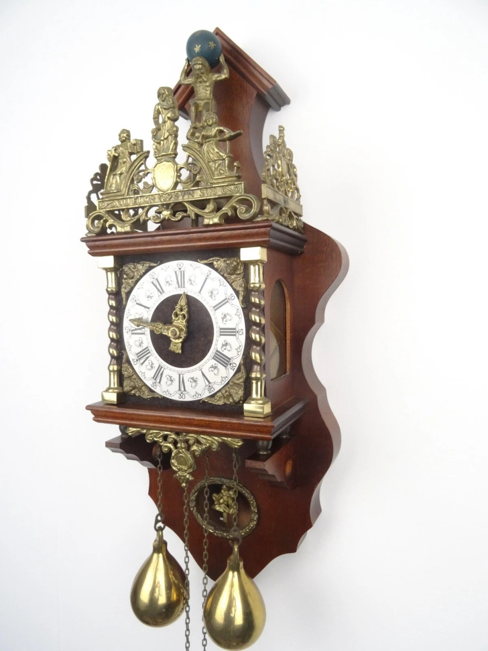Dutch Antique Vintage Wall Clock (Warmink era)