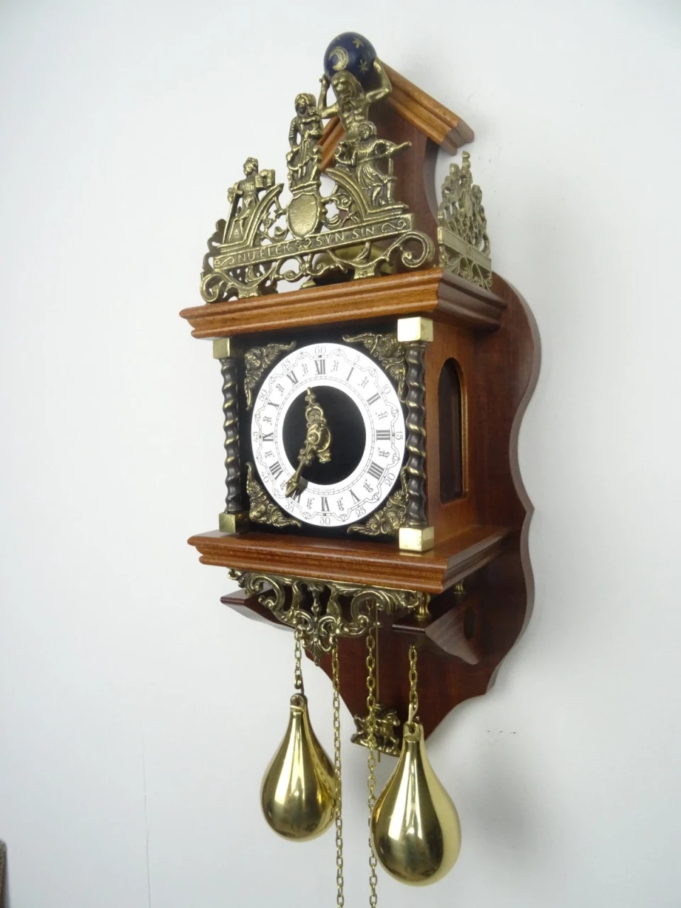 Dutch Antique Vintage Wall Clock (Warmink era)