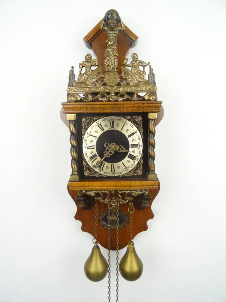 Dutch Warmink Vintage Antique Wuba Wall Clock
