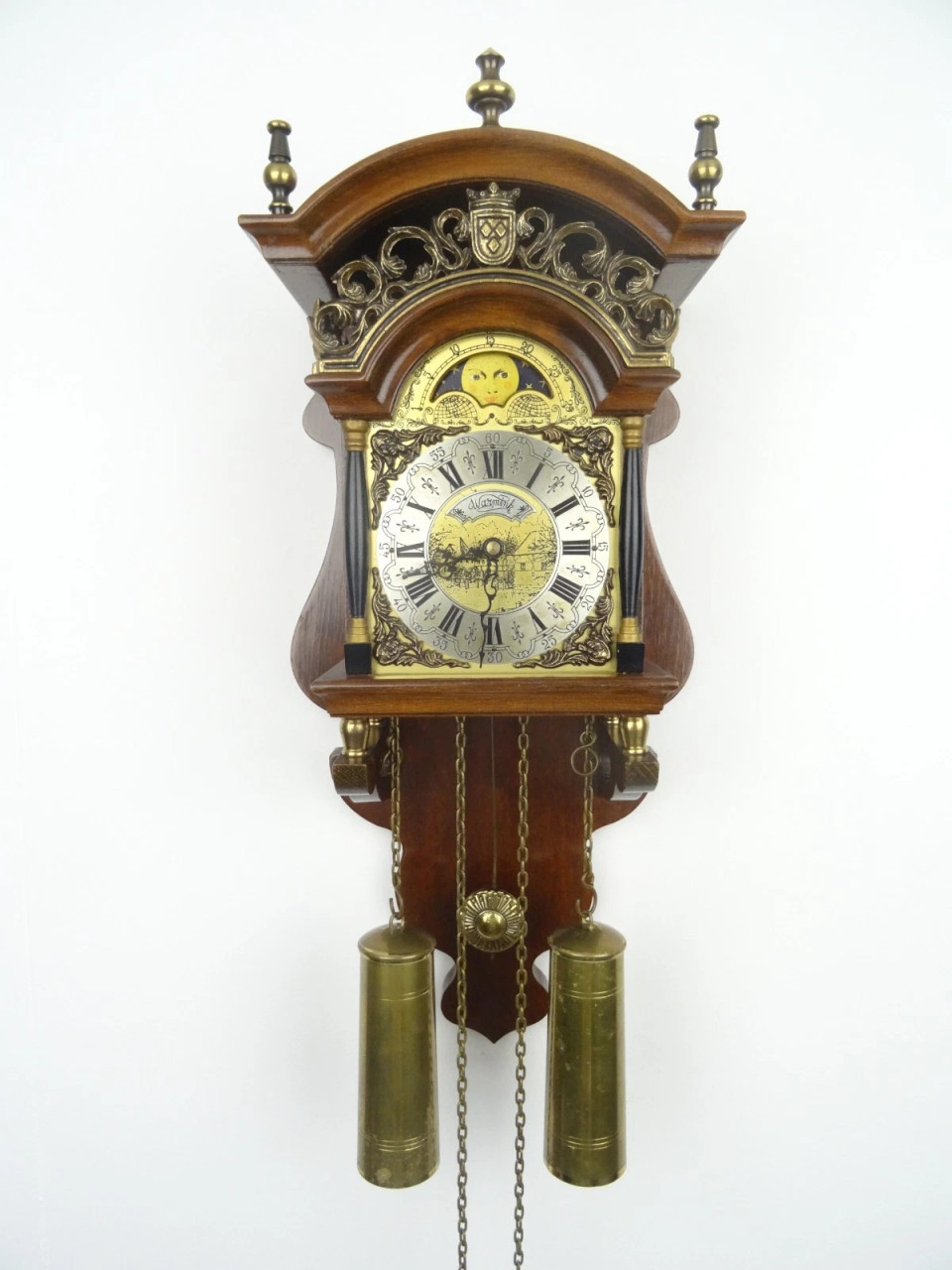 Dutch Warmink Vintage Antique Wuba Wall Clock