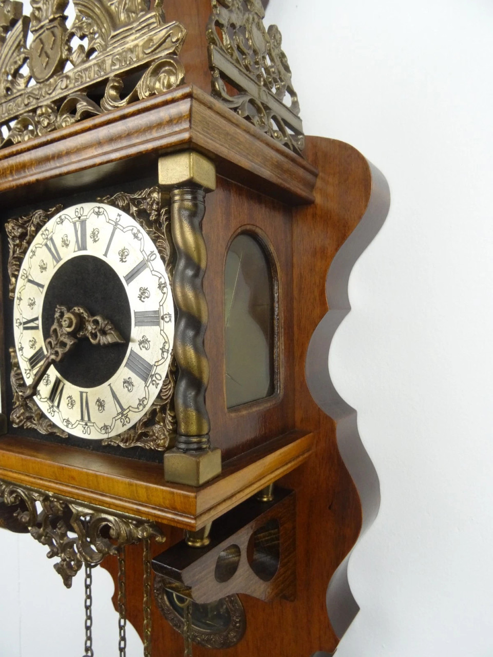 Dutch Warmink Vintage Antique Wuba Wall Clock