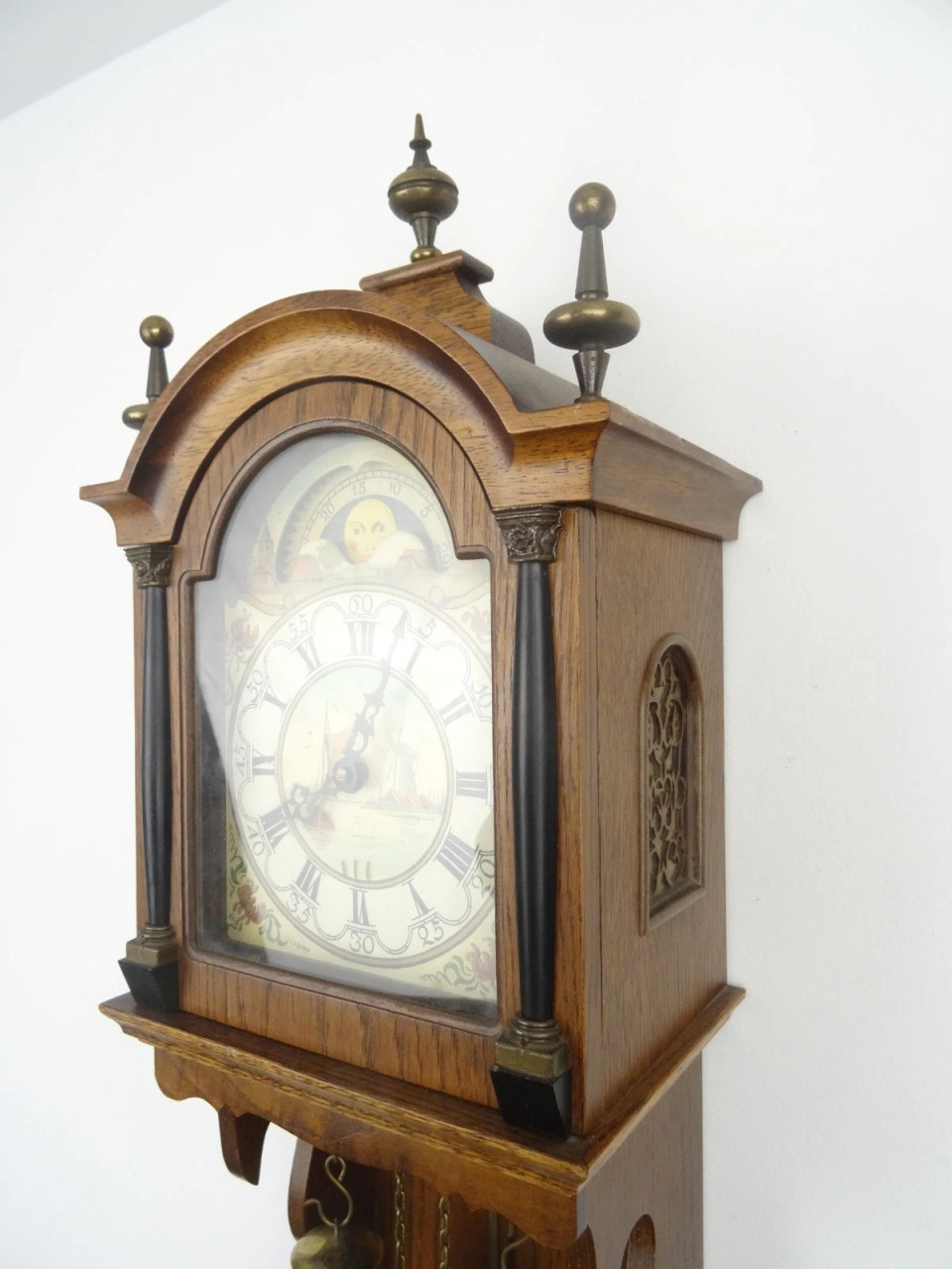 Friesian Frisian Dutch Wall Clock Antique Vintage