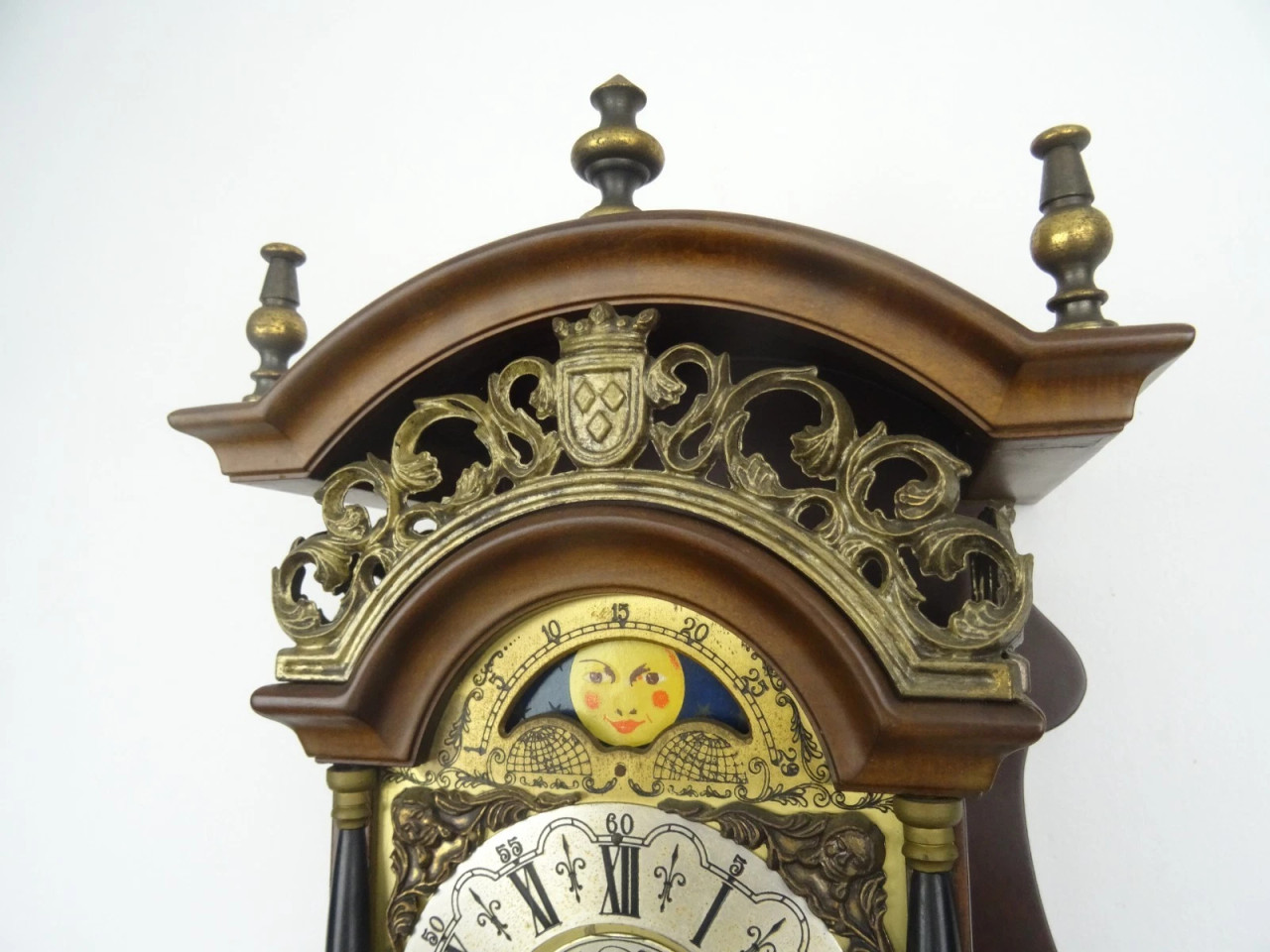 SALLANDER DUTCH VINTAGE ANTIQUE WARMINK WUBA WALL CLOCK - Dutch Clocks