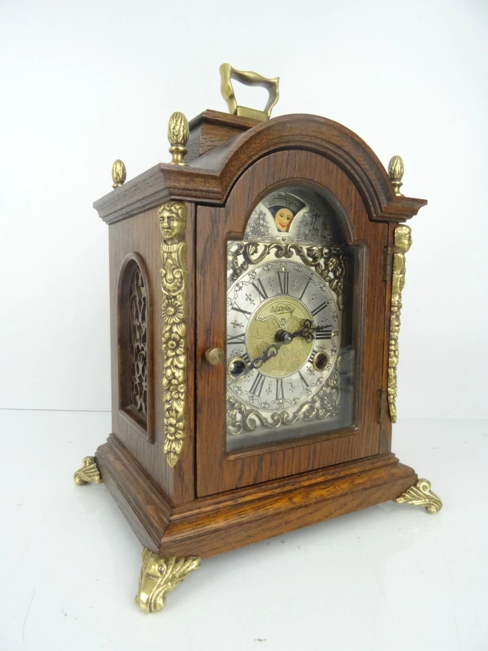 WARMINK WUBA VINTAGE MANTEL DUTCH SHELF CLOCK - Dutch Clocks