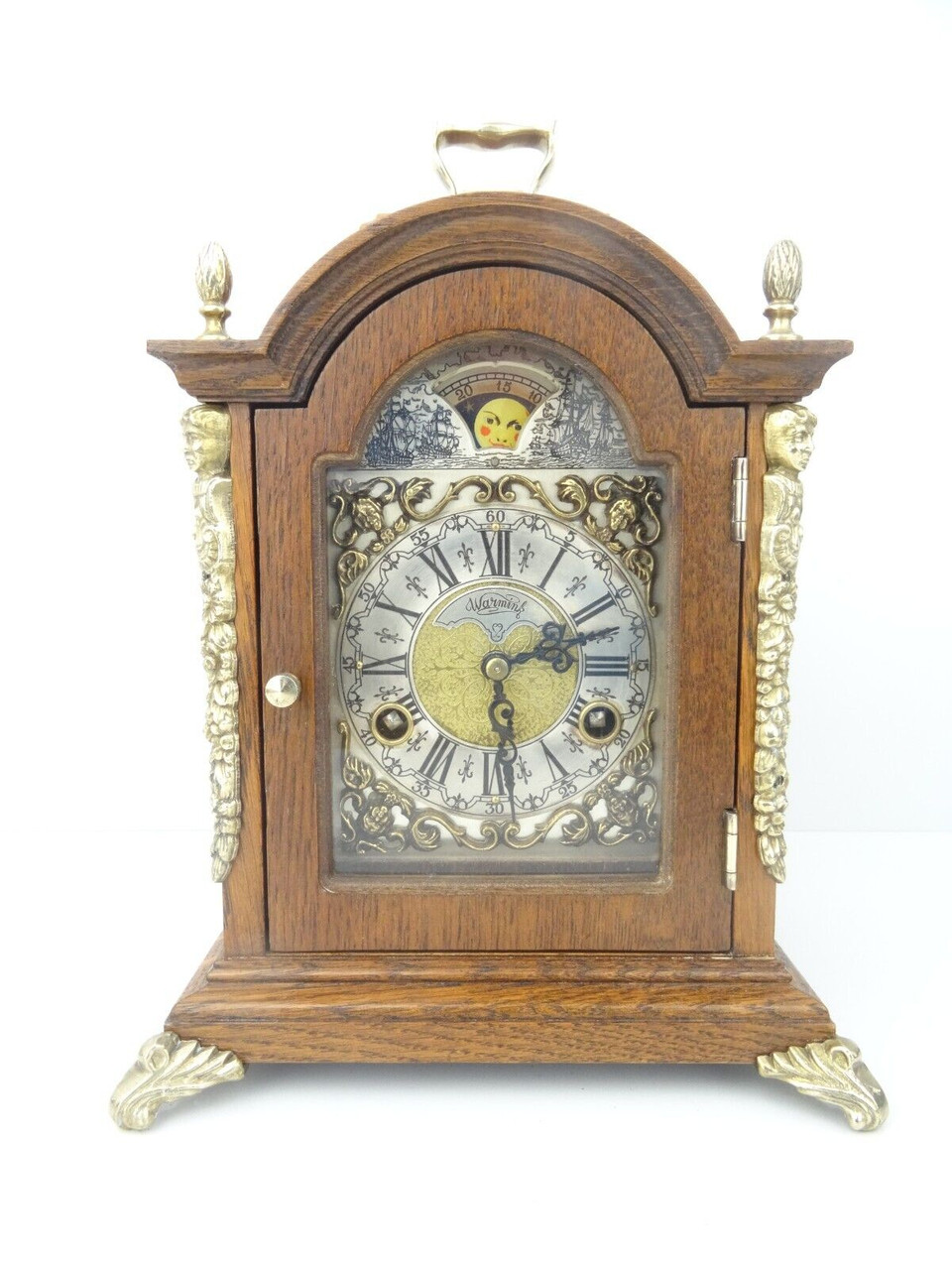 VINTAGE WUBA WARMINK MANTEL DUTCH SHELF CLOCK - Dutch Clocks