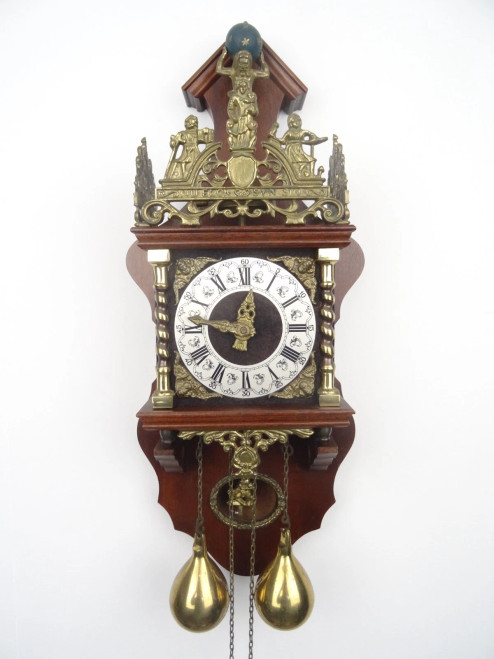 Antique Vintage Dutch Zaanse Wall Clock