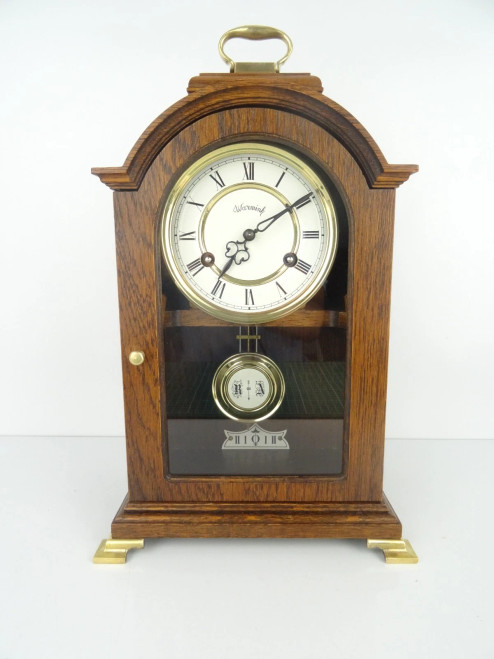 VINTAGE 8 day MANTEL SHELF CLOCK WARINK DUTCH