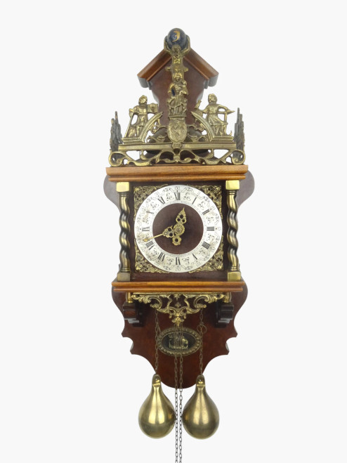 Antique Vintage 8 day Zaanse Zaandam Clock Warmink Wuba