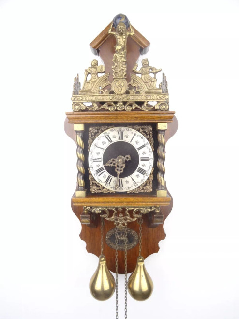 掛け時計　オランダ　Warmink社　ザーンセ時計　アンティーク Dutch Antique Vintage Wall Clock (Warmink era)