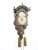 ANTIQUE VINTAGE BEAUTIFUL 8 DAY DUTCH SALLANDER WALL CLOCK