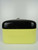  Antique Bread Box Dutch Enamel Black Yellow