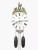 Dutch Antique Vintage ORFAC Rooster Comtoise Wall Clock 8 day