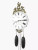 Dutch Antique Vintage ORFAC Rooster Comtoise Wall Clock 8 day