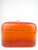 Antique Bread Box Dutch Enamel Orange