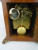 WUBA Warmink VINTAGE OAKWOOD 8 day MANTEL DUTCH BEAUTIFUL SHELF CLOCK VINTAGE