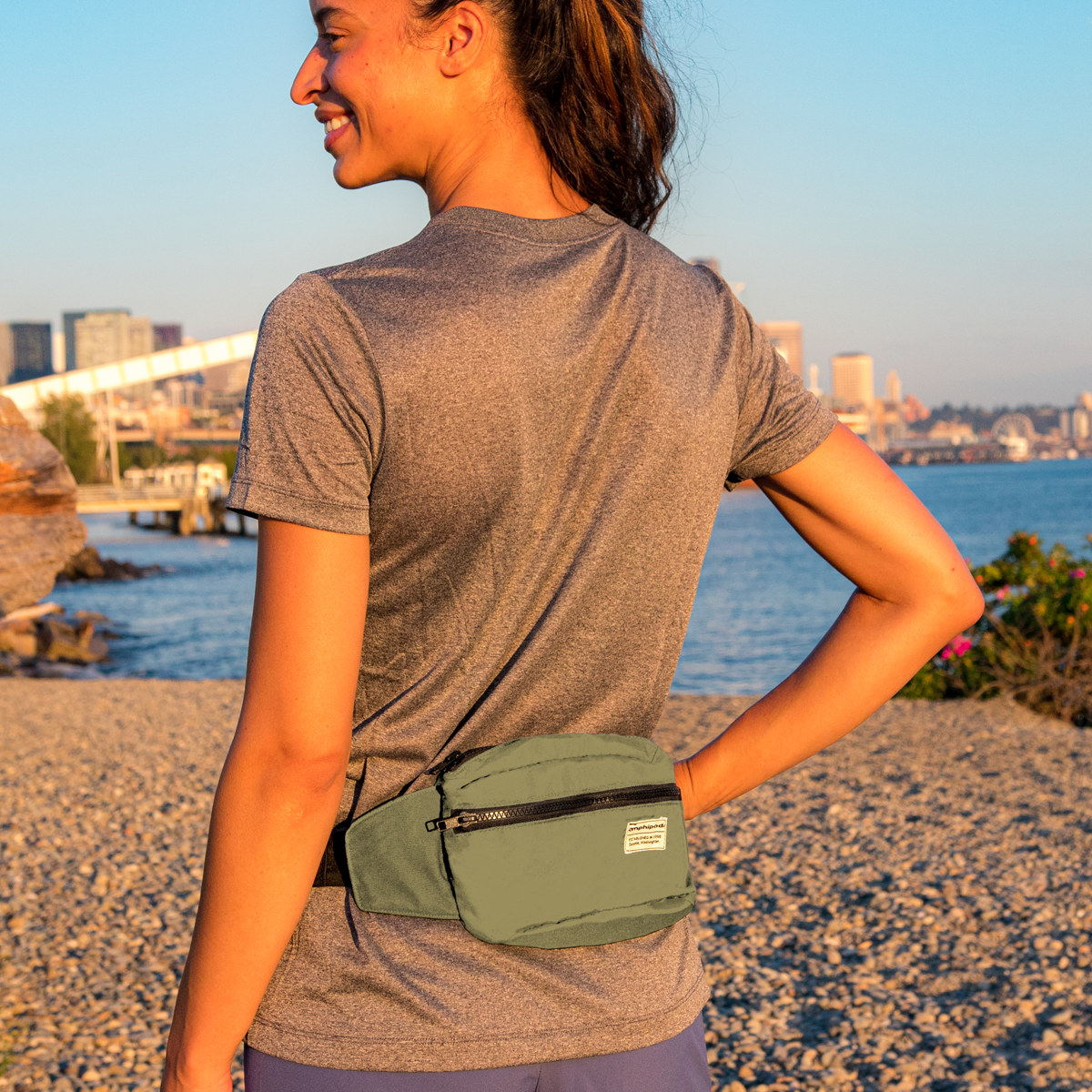 Amphipod R3 Go-About Convertible Pack – 1,8 Liter, Läufertaugliche Gürteltasche, Umwandelbar Zur Umhängetasche