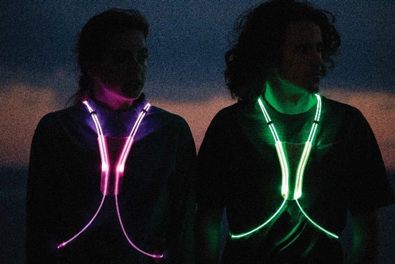 Amphipod Full-Viz Reflective LED Flashing Slap Band