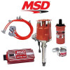 MSD 9010 Ignition Kit - Digital 6AL/Distributor/Wires/Coil/ - SBC Vacuum Advance