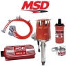 MSD 90101 Ignition Kit - Digital 6A/Distributor/Wires/Coil/ - SBC Vacuum Advance