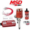 MSD 90111 Ignition Kit - Digital 6A/Distributor/Wires/Coil/ - BBC Vacuum Advance