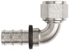 XRP 239006SN Push-On -6AN 90-Degree Female Hose End - Super Nickel Finish