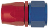 XRP 100004 -4AN Female Hose End - For -4AN Braided Hose Red/Blue Anodized - Each