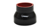 Vibrant 2764 4 Ply Silicone Hose Coupler Adapter - 2.5" ID x 3.5" ID - 3"L Black