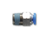 Vibrant 2660 Push to Connect Air Fitting - 1/8" Male NPT to 5/32" (4mm) Tubing Vibrant 2660 Push to Connect Air Fitting - 1/8" Male NPT to 5/32" (4mm) Tubing
