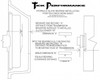 Tick Performance Slave Cylinder Shim Kit 3pc 98-02 F-Body T56 .055"/.113"/.180"