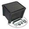 Moroso 74051 Sealed Plastic Battery Relocation Box - NHRA  13" x 11" x 11" Black