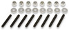 Moroso 68820 Valve Cover Stud Kit - 1/4"-20 Thread - Set of 8 - 1.750" Lock Nuts